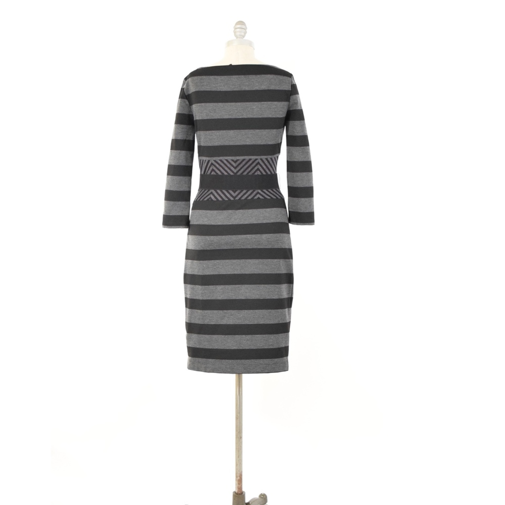 ❌SOLD❌BCBG Stretch Ponte Knit Belted Sheath Dress - Picture 5 of 6